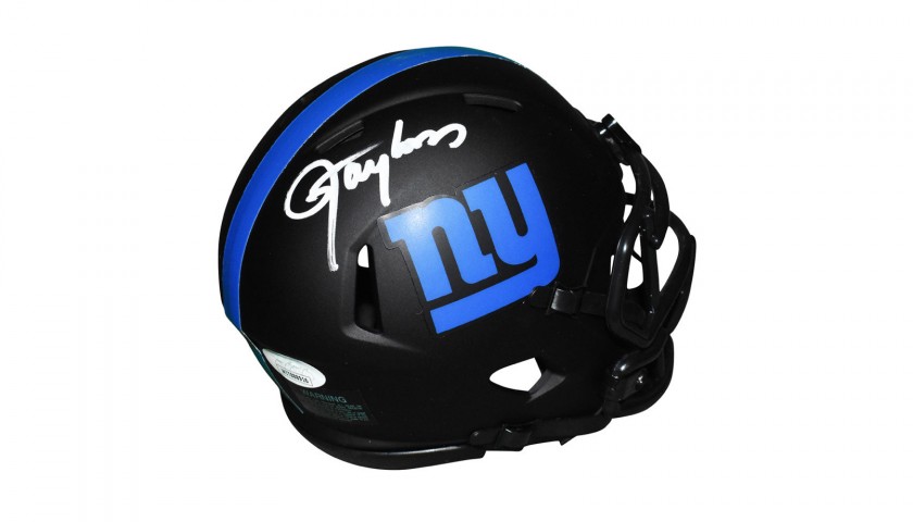 New York Giants Mini Replica Football Helmet Signed by Lawrence Taylor -  CharityStars