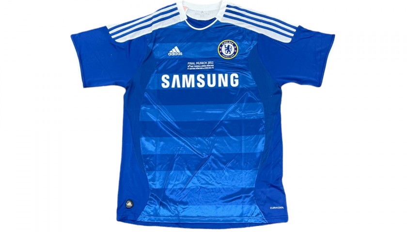 Drogba's Official Chelsea Signed Shirt, Champions League 2012 Final 