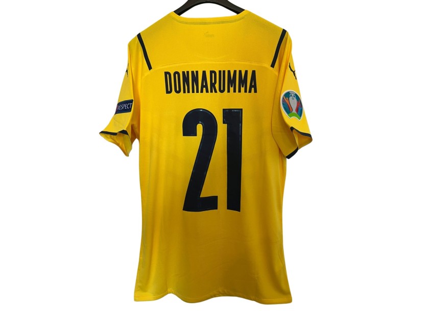 Donnarumma's Issued Shirt, Italy vs England EURO Final 2021