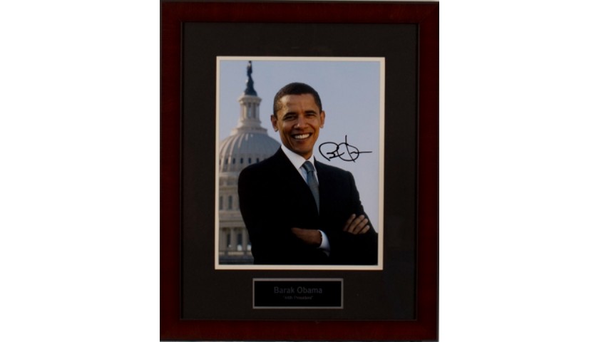 Signed Photo of President Barack Obama 