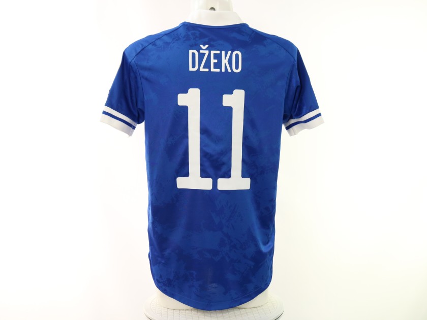 Dzeko's Bosnia Erzegovina Match-Issued Shirt, EURO 2021