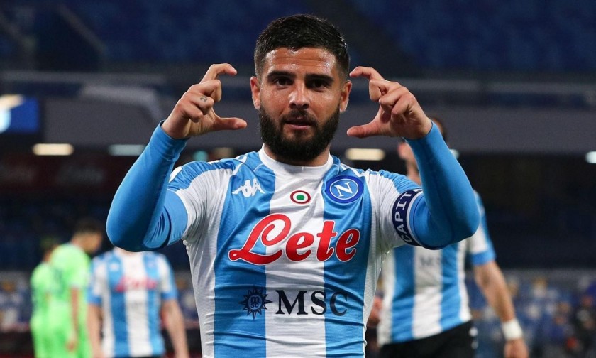 Insigne's Napoli Match Shirt, 2020/21