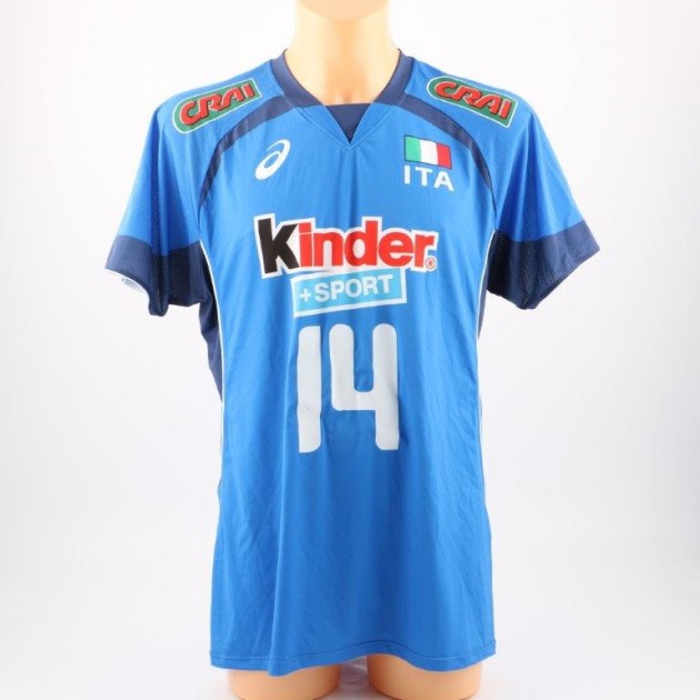 Piano volley Italia match issued shirt, 2014