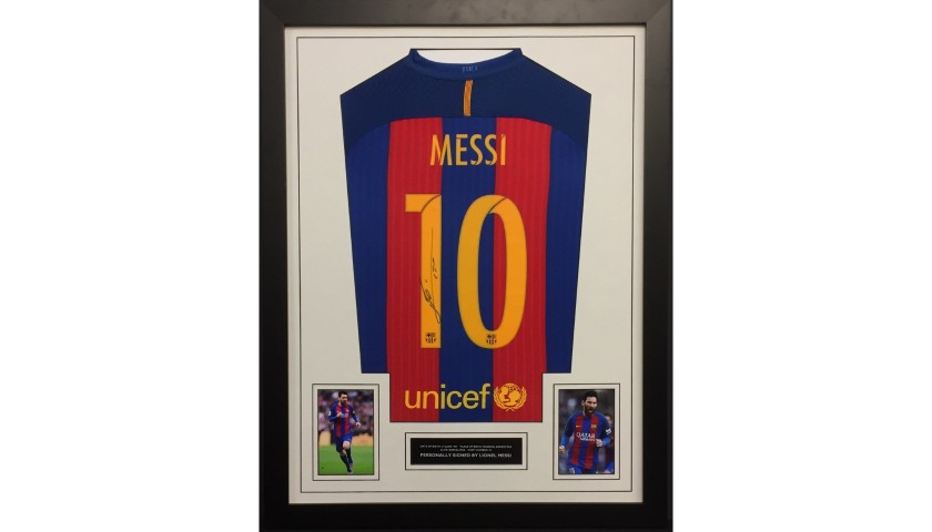Lionel Messi Signed Shirt
