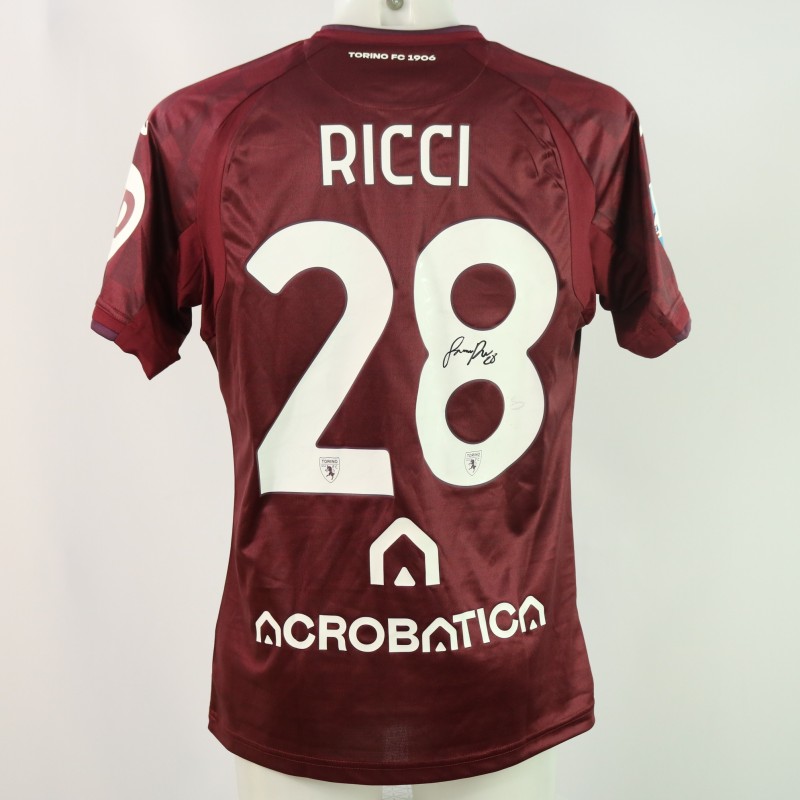 Maglia Ricci unwashed Venezia vs Torino 2024 - Autografata