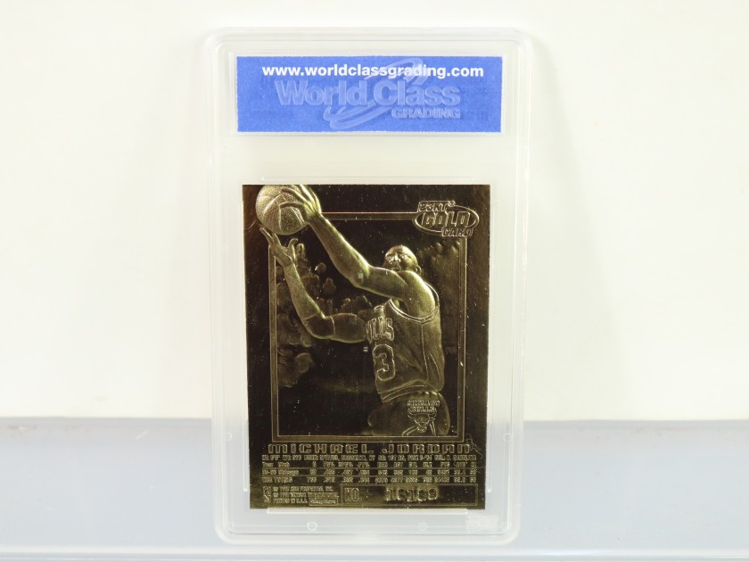 Michael Jordan Skybox Ex-2000 Holographic Refractor Signature Card, 1996/97  - CharityStars
