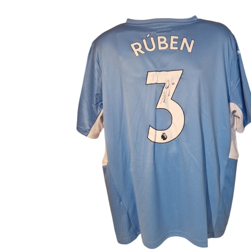 Maglia ufficiale firmata da Ruben Dias per il Manchester City 2021/22