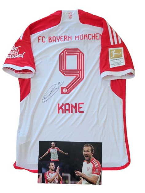 Kane's Bayern Munich Match Signed Shirt, 2023/24