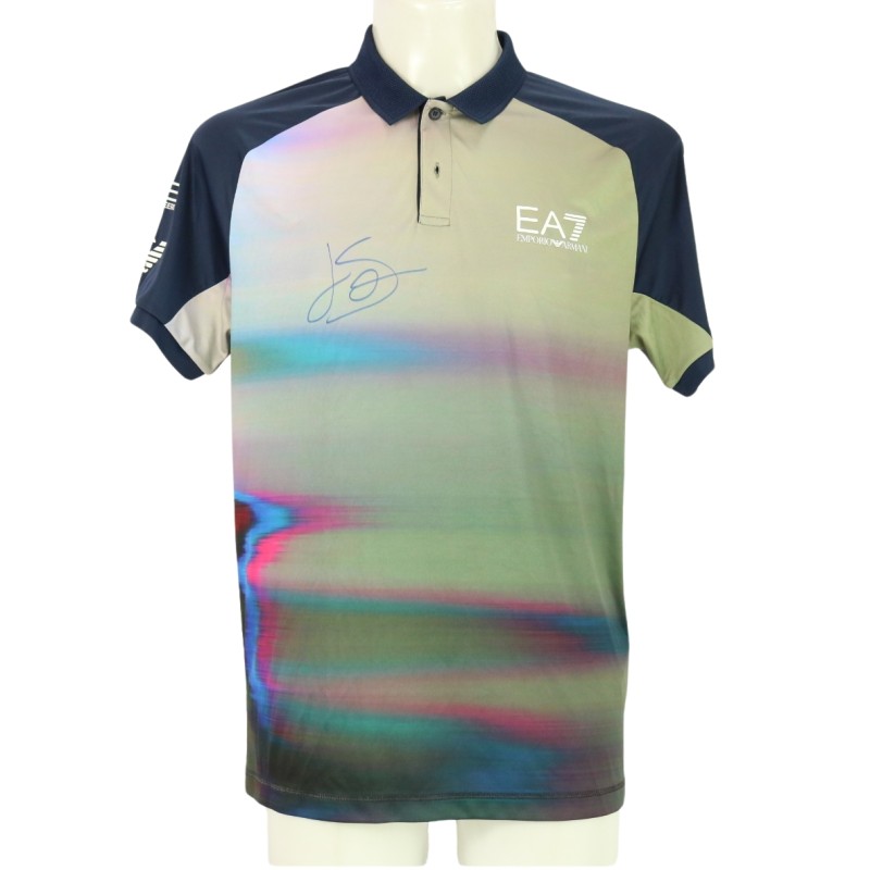 Lorenzo Sonego's Match-Worn Signed Shirt, Internazionali d'Italia 2024 