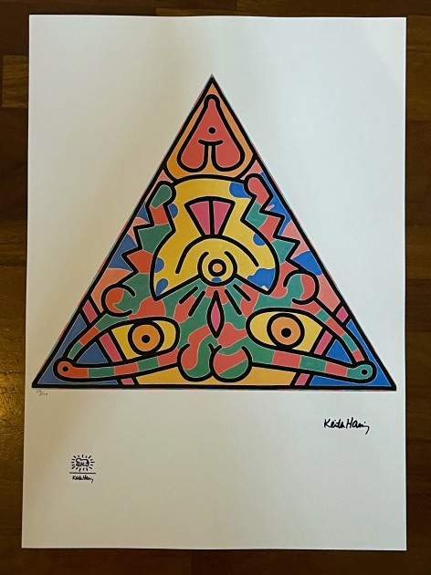 Keith Haring Signed Lithograph 