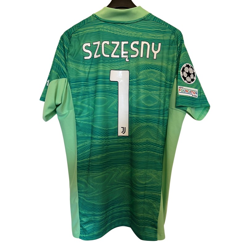 Szczesny's Juventus Match-Issued Shirt, UCL 2021/22