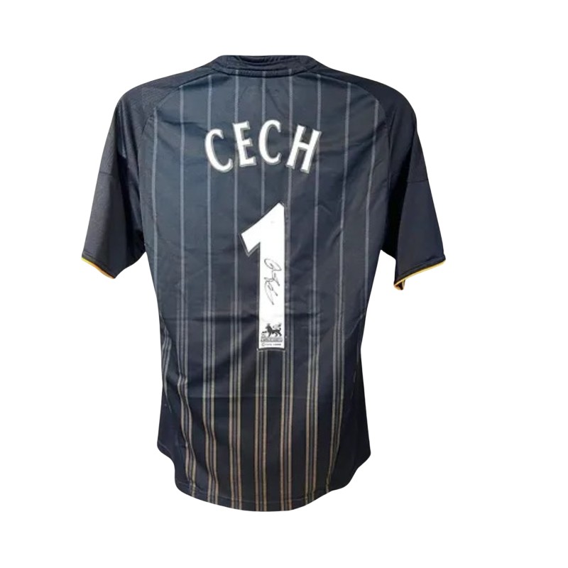 Petr Cech firmato con la maglia ufficiale del Chelsea 10/11