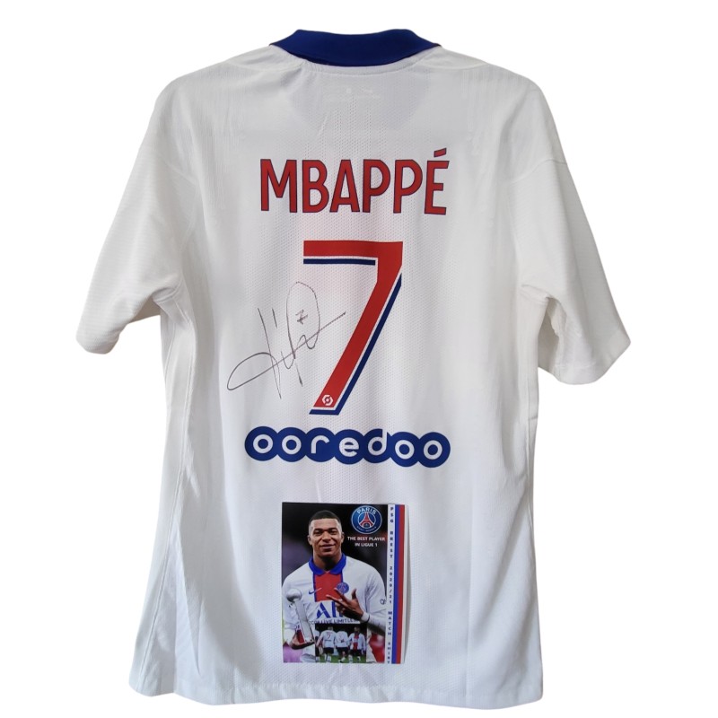 Maglia Gara Mbappé Brestois vs PSG, 2021 - Autografata