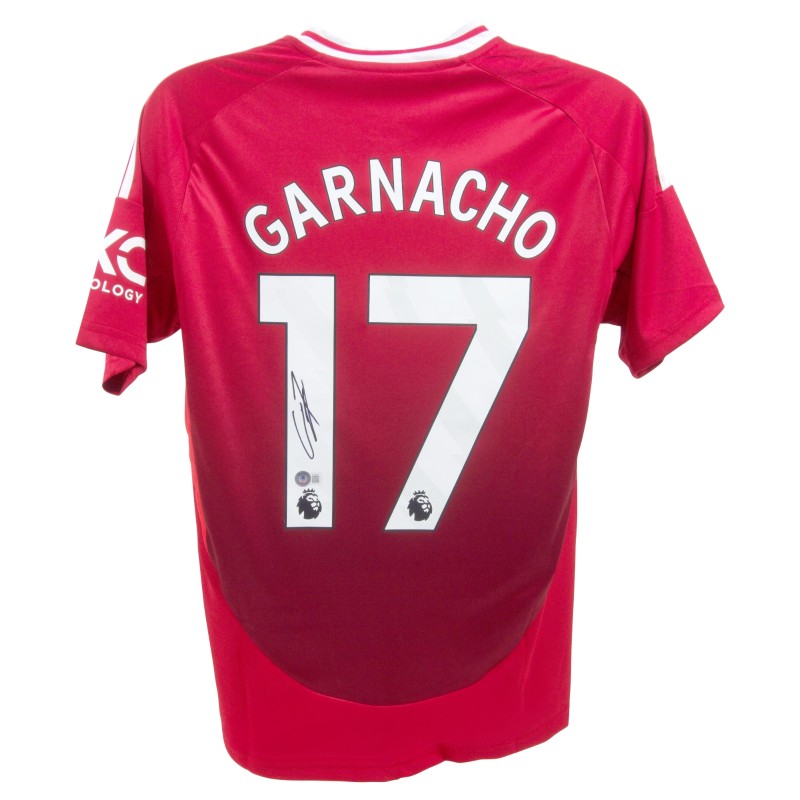 Alejandro Garnacho's Manchester United Signed Replica Shirt