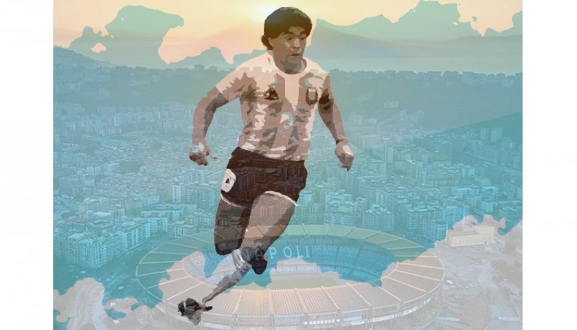 "Diego Armando Maradona in Napoli" by Mercury