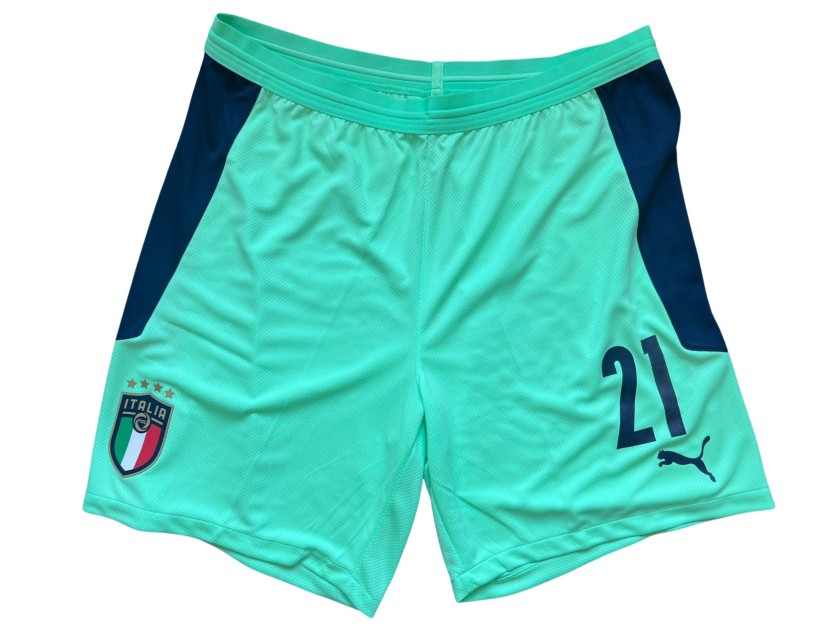 Donnarumma's Italy Match-Issued Shirt, 2020/21