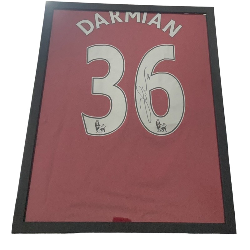 Framed Official Darmian Manchester United Signed Shirt