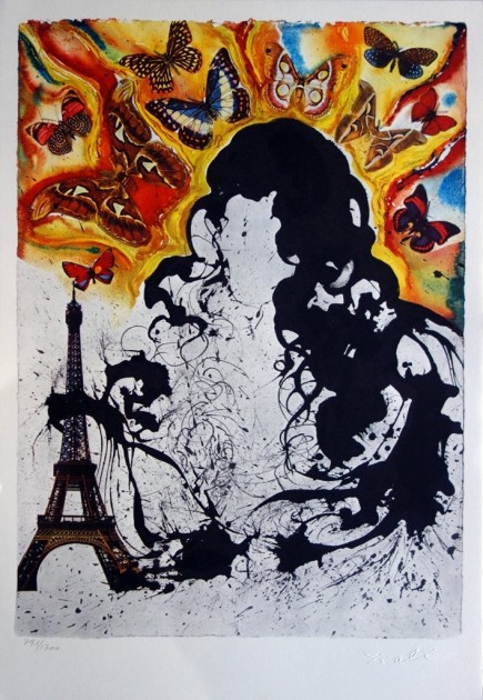 'Butterfly suite: Paris, 1969' Lithograph by Salvador Dalí