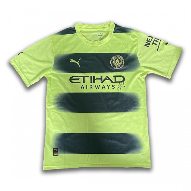 Julian Alvarez's Manchester City Signed Official Shirt - CharityStars