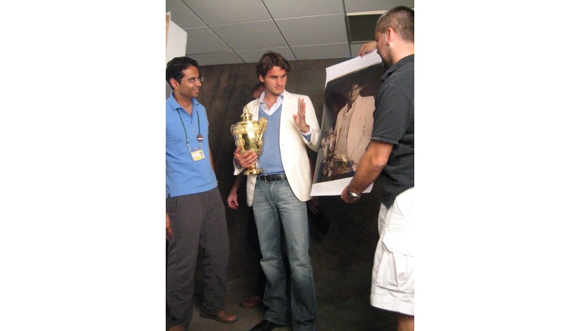 Roger Federer Legend Polaroids Signed Limited Edition  