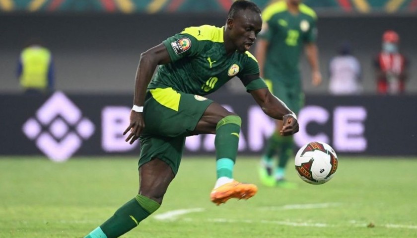 Maglia "away" Sadio Mané Senegal, 2021/22 - Autografata