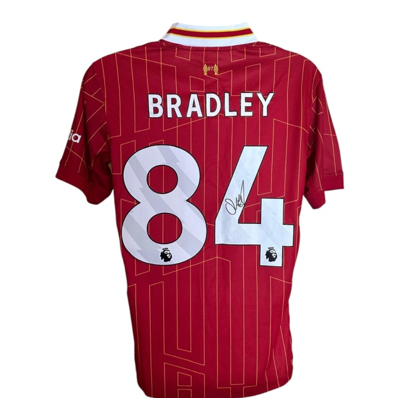 Conor Bradley's Liverpool 2024/25 Signed Replica Shirt