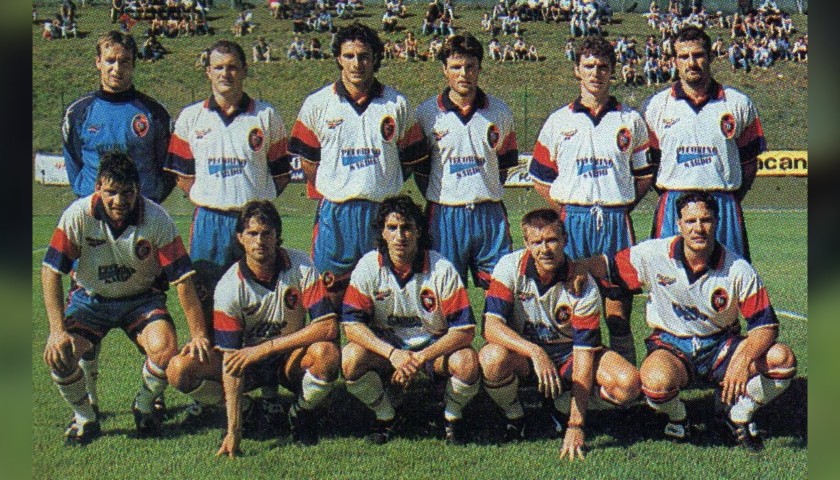 Muzzi's Worn Match Shirt, Milan-Cagliari 1997