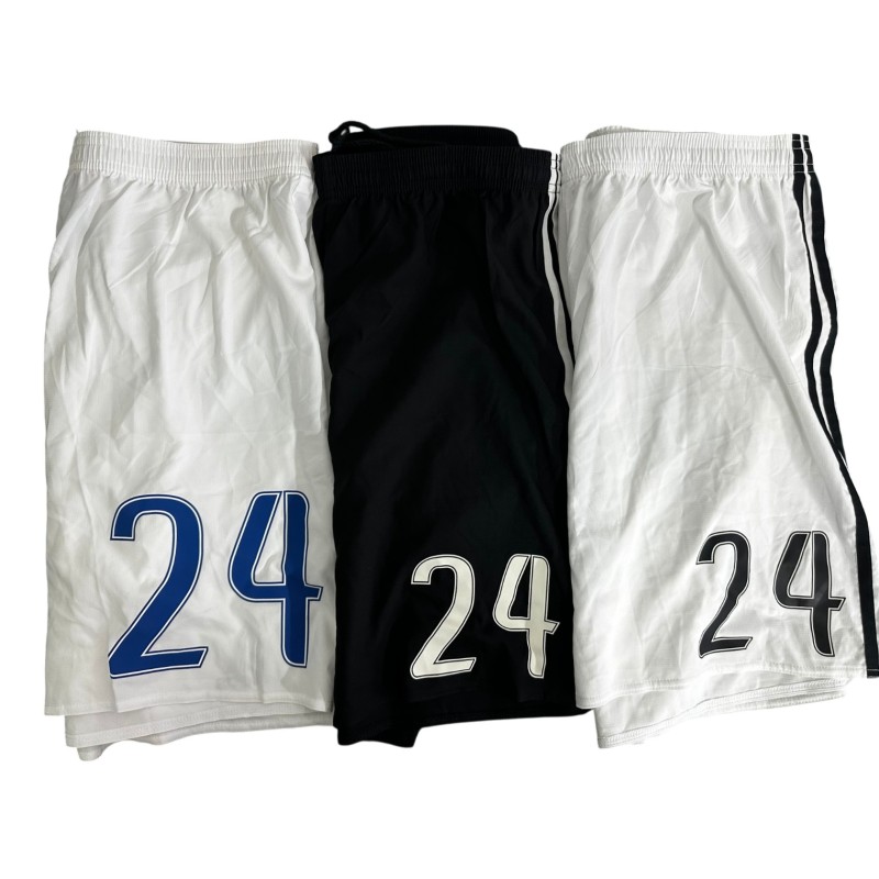 Collection of Three Rugani's Juventus Worn Shorts