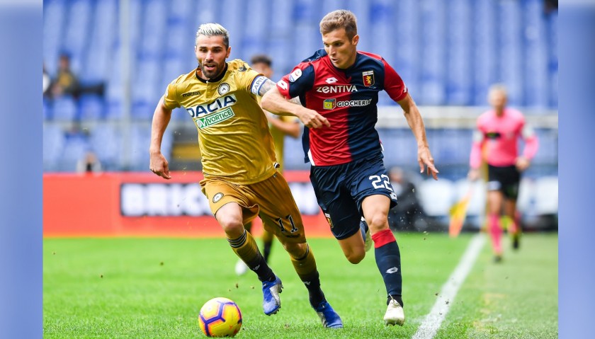 Lazovic's Genoa Match-Issue Signed Shirt, 2018/19 