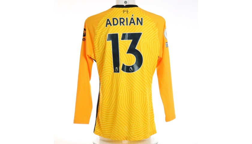 Adrian's Liverpool FC Match-Issued and Signed Shirt, Limited Edition 20/21