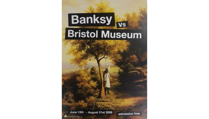 Hanging Klansman Poster “Banksy Vs Bristol Museum” - CharityStars