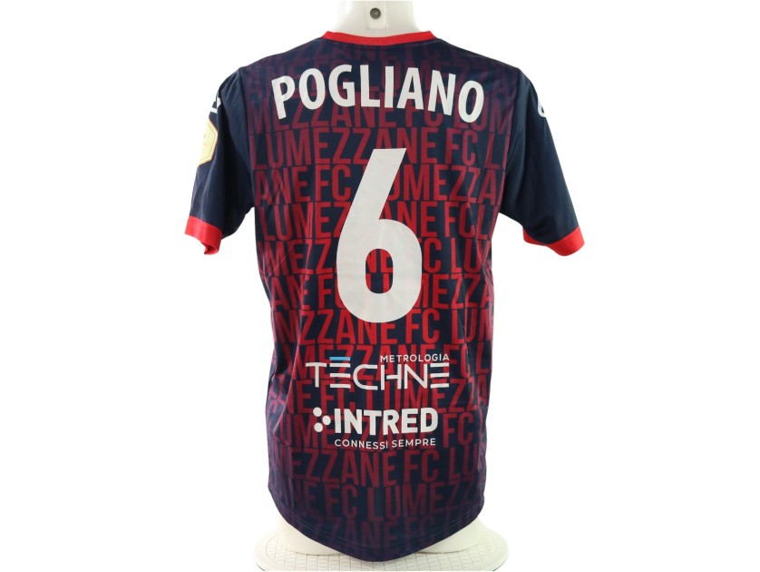 Pogliano's Unwashed Match-Worn Shirt, Arzignano Valchiampo vs Lumezzane 2025