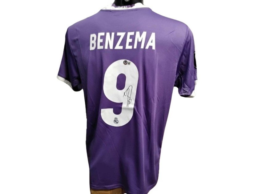 Benzema Replica Signed Shirt, Real Madrid vs Juventus UCL Final 2017