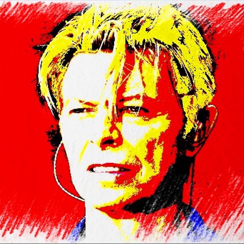 "David Bowie" Original Board by Gabriele Salvatore 