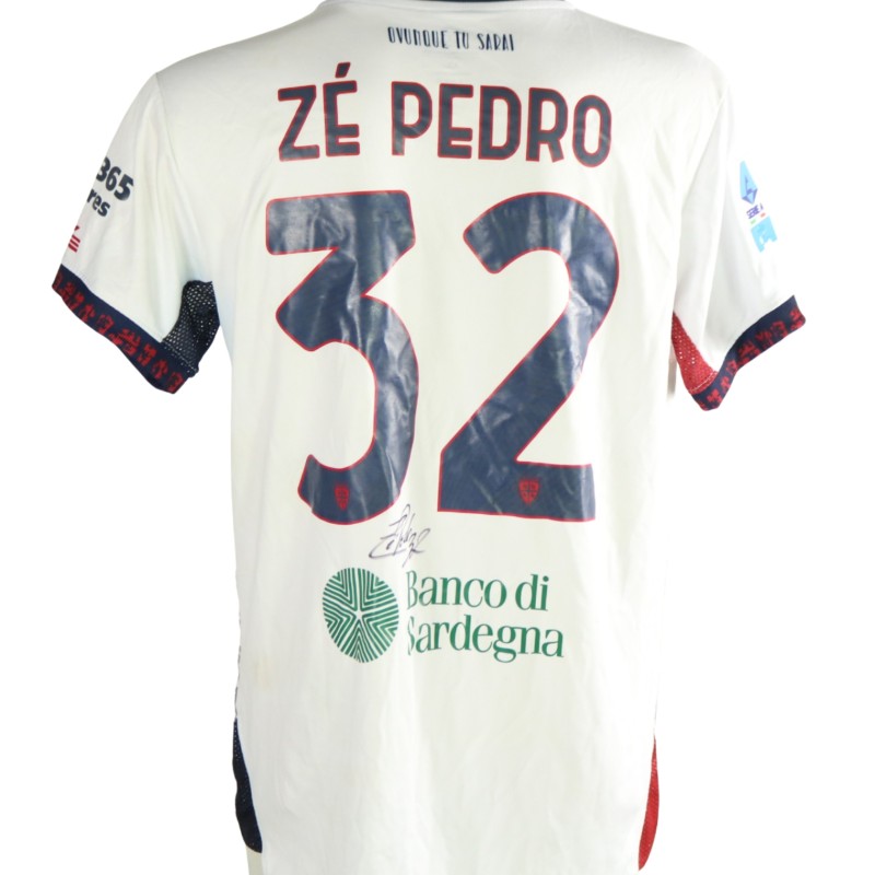 Maglia Zé Pedro Unwashed Sassuolo vs Cagliari, 2026 - Autografata