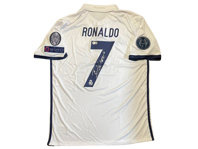 Cristiano Ronaldo's Real Madrid 2017 Signed Replica Shirt