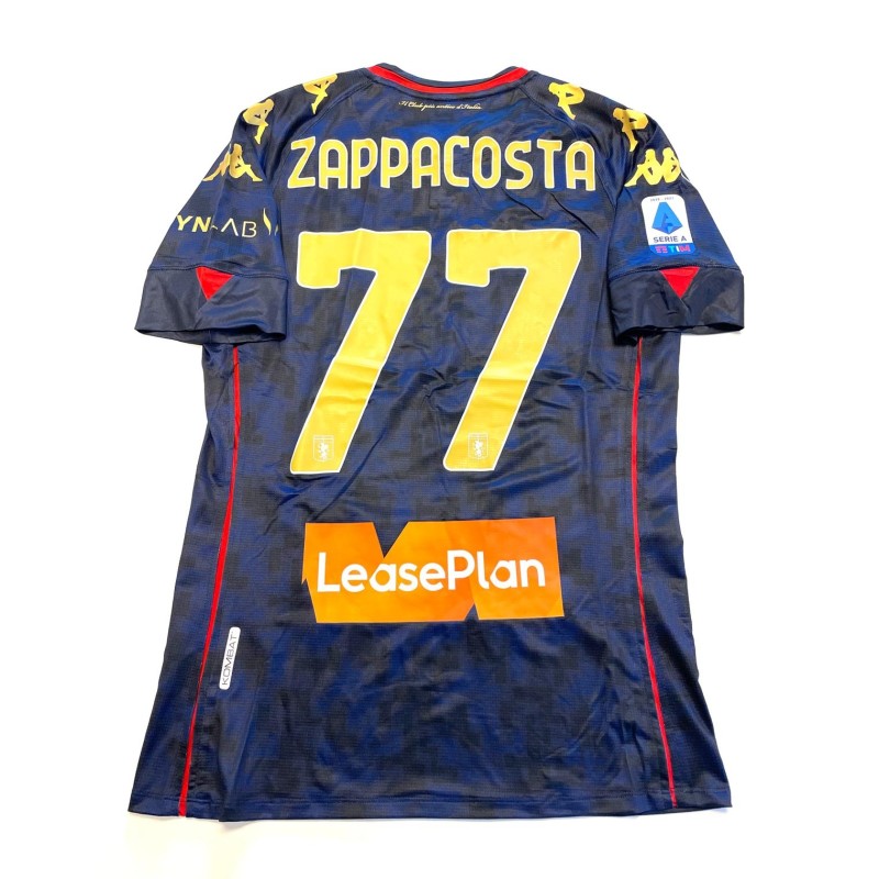 Zappacosta's Genoa Match-Issued Shirt, 2020/21