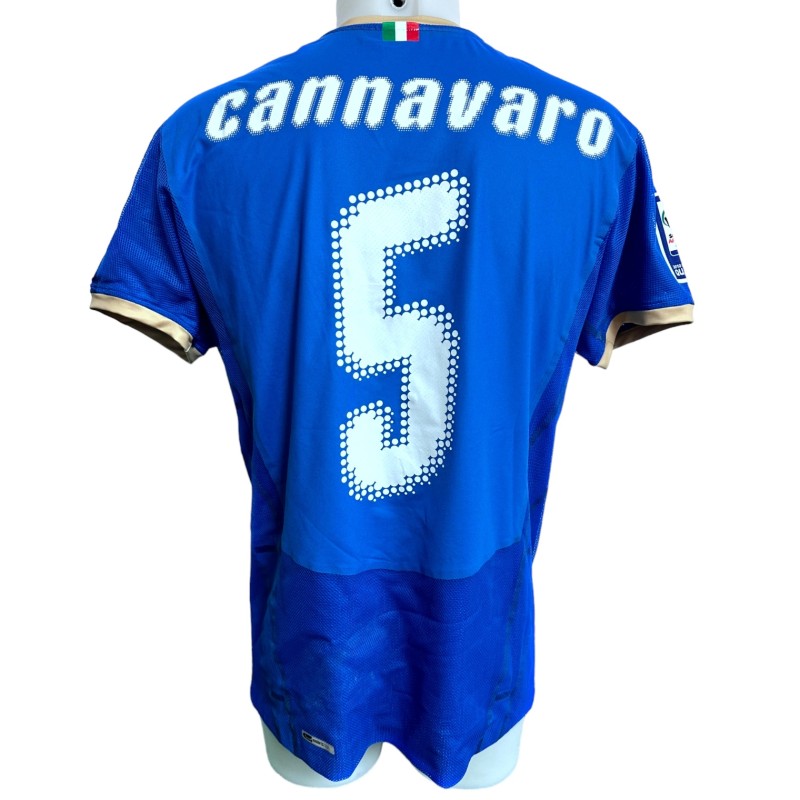 Cannavaro's unwashed Shirt, Italy vs Montenegro - WC Qualifiers 2010