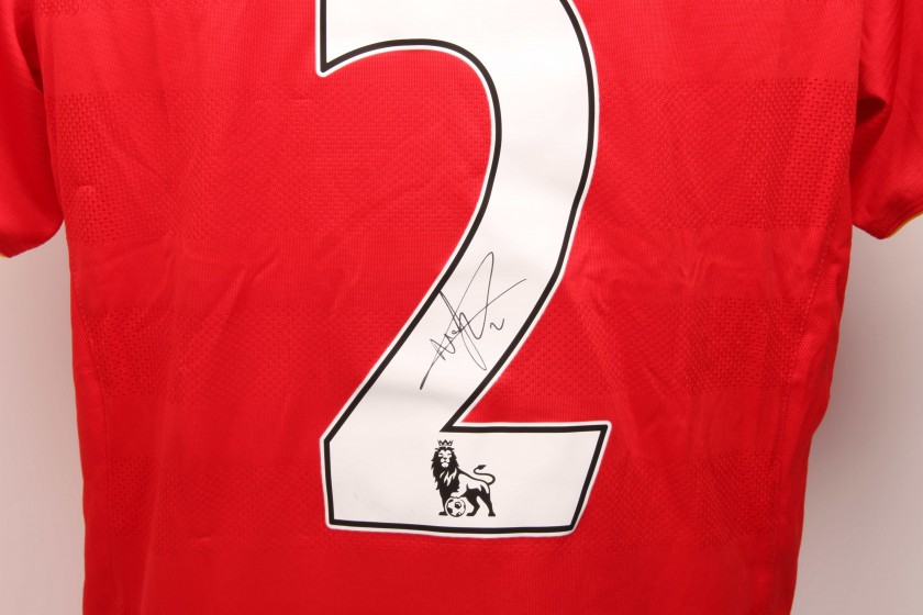 Nathaniel Clyne Worn and Signed Limited Edition ‘Seeing is Believing’ 16/17 Liverpool FC shirt