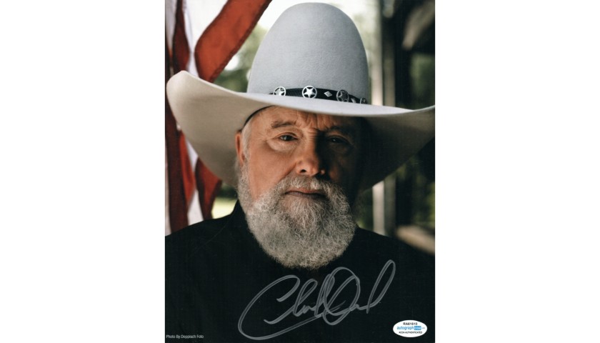 Charlie Daniels Hand Signed Photograph