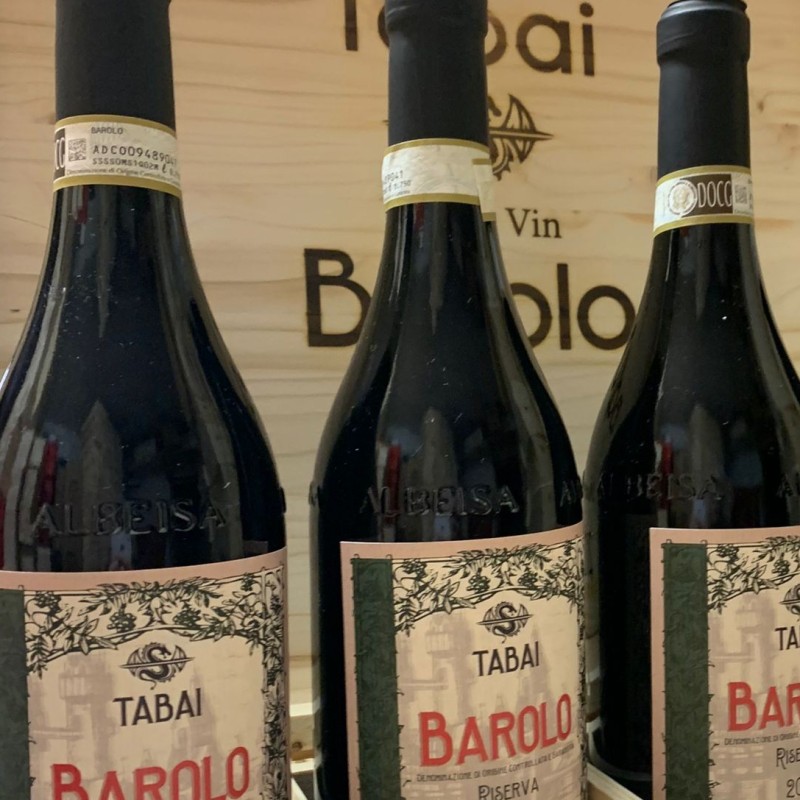 Box 4 Bottles Barolo Tabai Ribeva Vintage 2016 numbered Edition