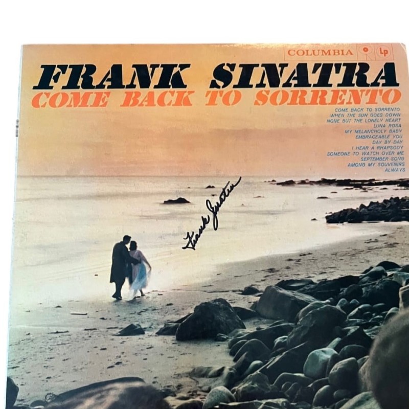 Frank Sinatra LP in vinile - Autografato