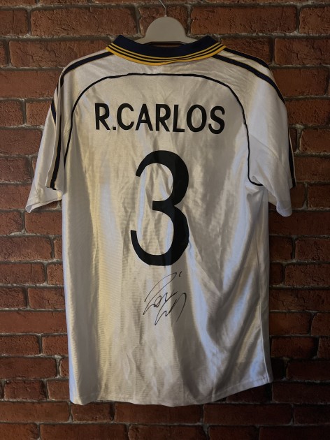 Roberto Carlos' Real Madrid Signed Shirt