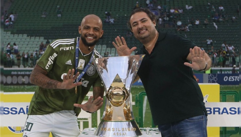 Felipe Melo's Official Palmeiras Signed Shirt, 2018