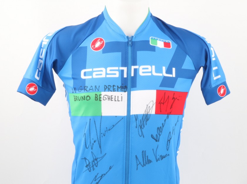 Official Italy Shirt - Signed by Elia Viviani