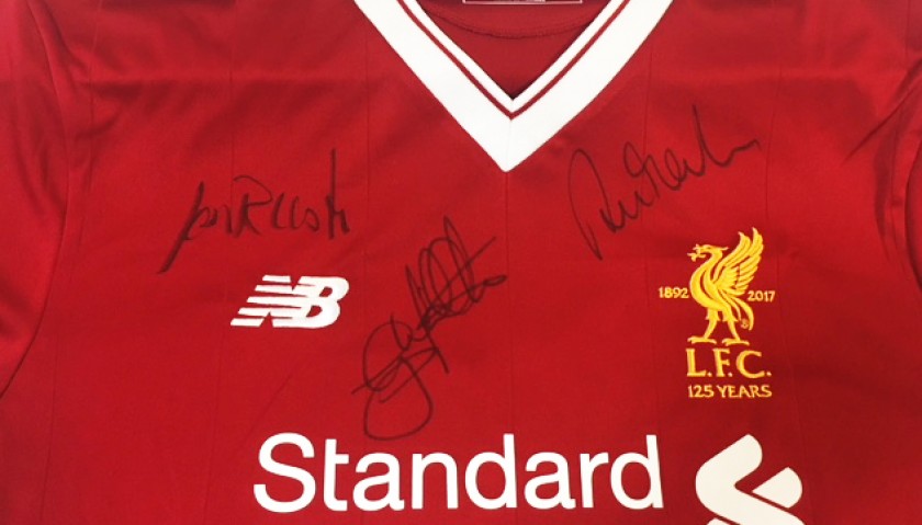 LFC Ambassadors Fowler, Rush & McAllister Signed Shirt
