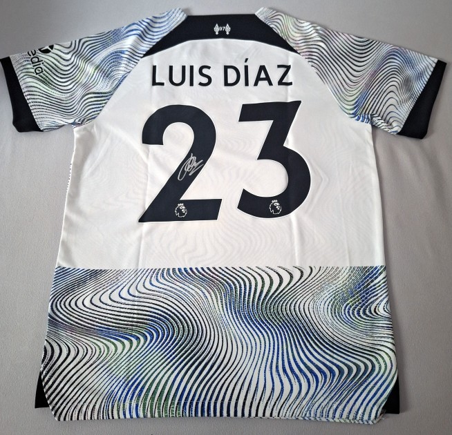 Luis Diaz's Liverpool Signed Away Shirt