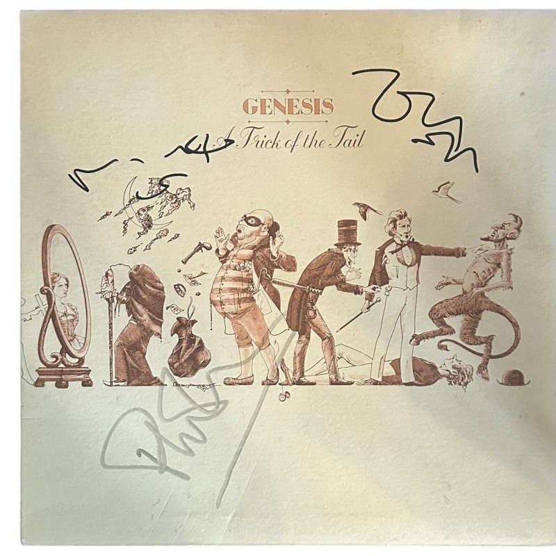 Genesis Signed Trick Of The Tail Vinyl LP