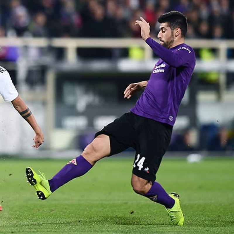 Maglia Benassi indossata Fiorentina-Juventus, Patch Mandela