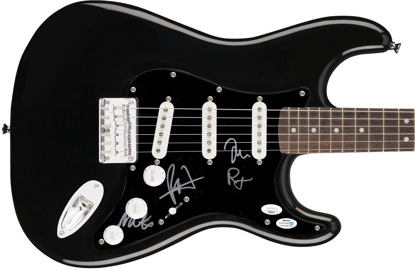 The Foo Fighters Signed Fender Guitar